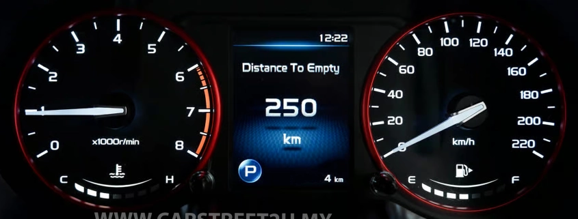Proton Iriz Active instrument meter cluster display by CarStreet2u