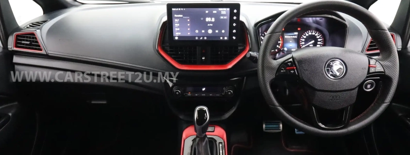 Proton Iriz Active interior cabin with updated dashboard and seating by CarStreet2u
