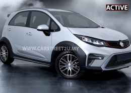 Proton Iriz Active in Armour Silver exterior color – Malaysia by CarStreet2u
