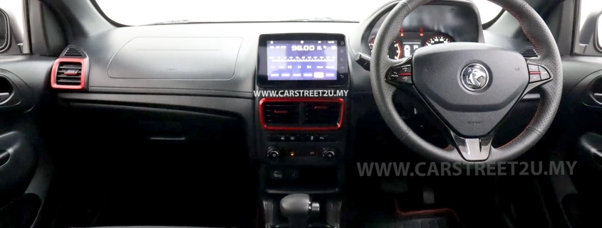 Proton Saga MC2 Premium S interior cabin with updated dashboard and seating by CarStreet2u