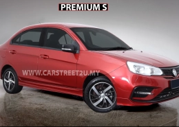 Proton Saga Premium S in Ruby Red exterior color – Malaysia by CarStreet2u
