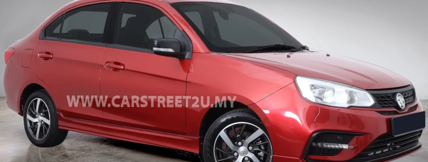 Proton Saga Premium S in Ruby Red exterior color – Malaysia by CarStreet2u