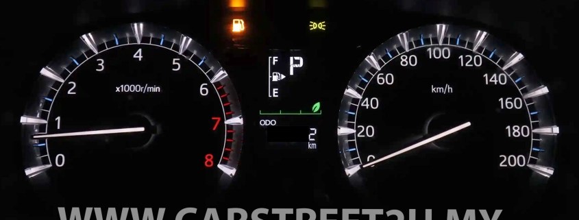 Perodua Aruz instrument meter cluster display by CarStreet2u