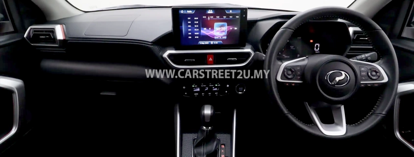 Perodua Ativa AV Cabin Interior with updated dashboard and seating by CarStreet2u
