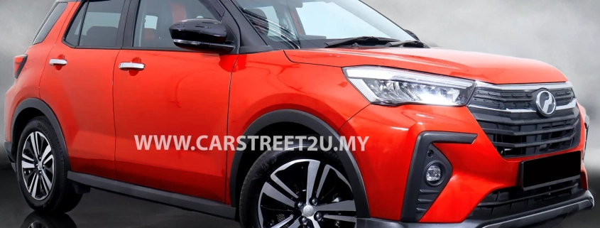Perodua Ativa AV Pearl Delima Red exterior color – Malaysia by CarStreet2u