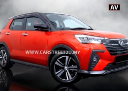 Perodua Ativa AV Pearl Delima Red exterior color – Malaysia by CarStreet2u