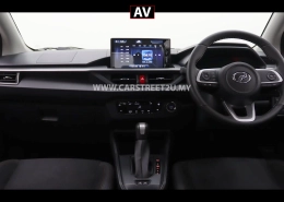 Perodua Axia AV interior cabin with updated dashboard and seating by CarStreet2u