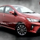 Perodua Bezza AV Garnet Red exterior color – Malaysia by CarStreet2u
