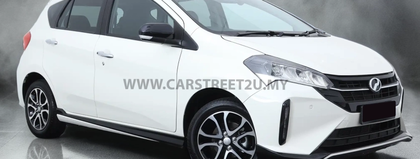 Perodua Myvi AV Ivory White exterior color – Malaysia by CarStreet2u
