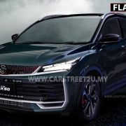 Proton All New X50 Flagship Bayue Teal exterior color – Malaysia by CarStreet2u