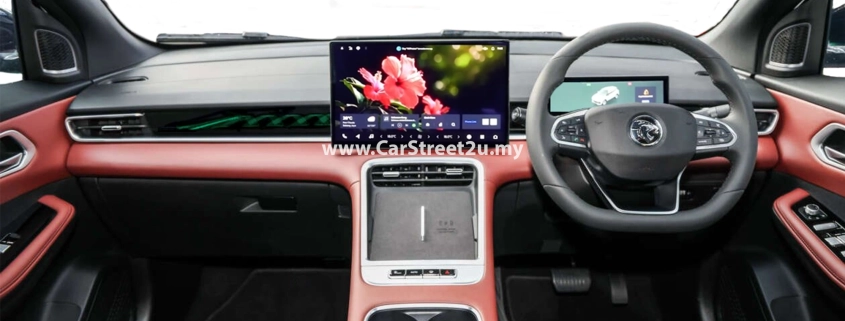 Proton All New X50 Flagship interior cabin with updated dashboard and seating by CarStreet2u