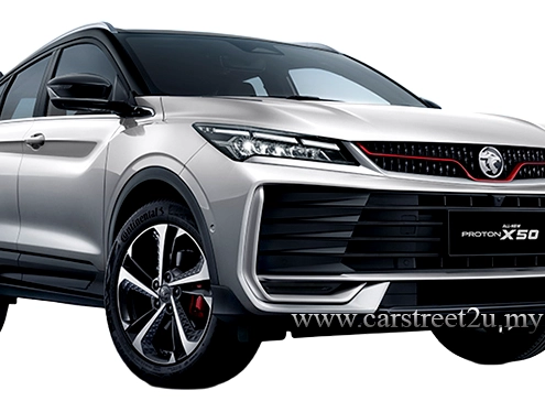 All-New Proton X50 Armour Silver Color Option – Malaysia by CarStreet2u