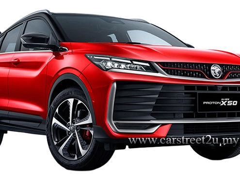 All-New Proton X50 Passion Red Color Option – Malaysia by CarStreet2u