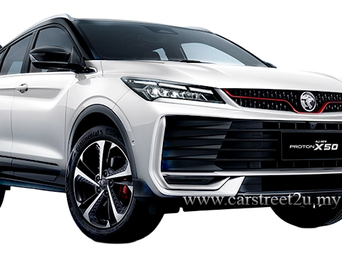 All-New Proton X50 Snow White Color Option – Malaysia by CarStreet2u