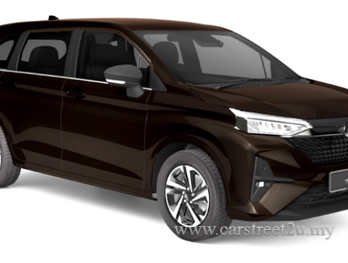 Perodua Alza Vintage Brown Color Option