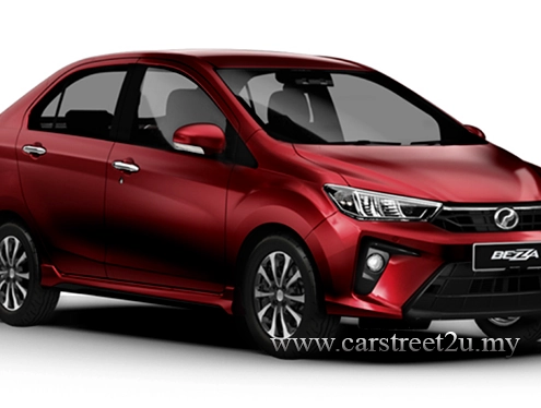 Perodua Bezza Granite Red Color Option – Malaysia by CarStreet2u