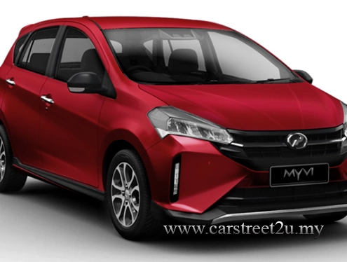 Perodua Myvi Cranberry Color Option – Malaysia by CarStreet2u