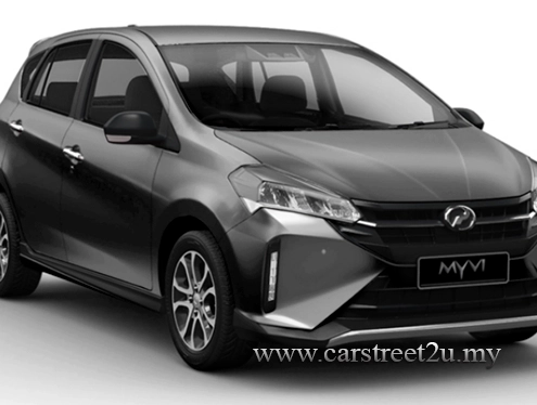Perodua Myvi Granite Grey Color Option – Malaysia by CarStreet2u