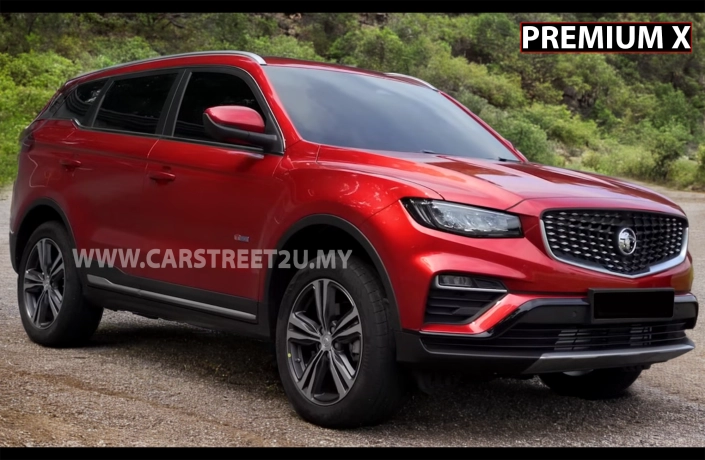 Proton X70 MC2 Premium X Exterior Colour Ruby Red exterior color – Malaysia by CarStreet2u