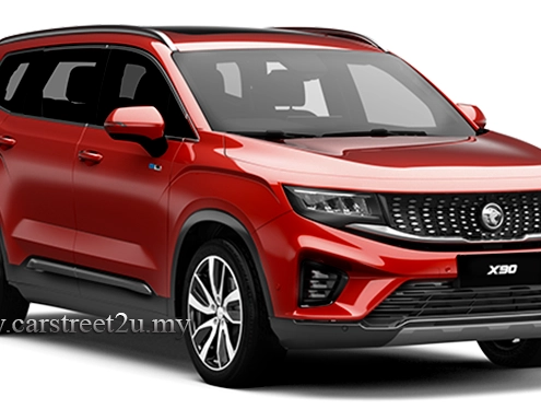 Proton X90 Ruby Red Color Option Proton X90 Ruby Red Color Option
