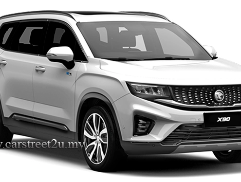 Proton X90 Snow White Color Option Proton X90 Snow White Color Option