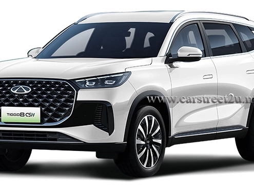Chery Tiggo 8 Phev in Khaki White exterior color – Malaysia by CarStreet2u