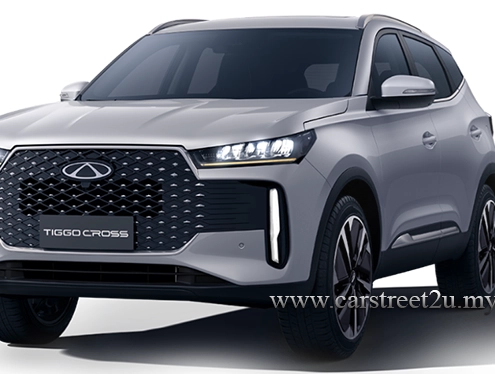 Chery Tiggo Cross Hybrid CSH in Khaki White exterior color – Malaysia by CarStreet2u