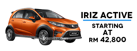 Proton Iriz Active Price Model – Malaysia by CarStreet2u