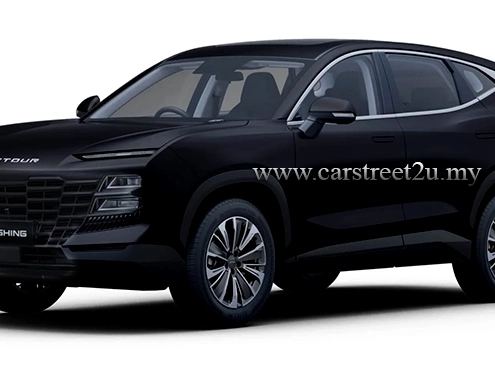 Jetour Dashing Carbon Black Colors Exterior – Malaysia Jetour Dashing Turbo in Carbon Hematite Red exterior color – Malaysia by CarStreet2u