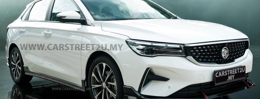 Proton S70 MC1 Flagship X Snow White exterior color – Malaysia by CarStreet2u