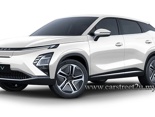 Chery Omoda E5 in Khaki White exterior color – Malaysia by CarStreet2u