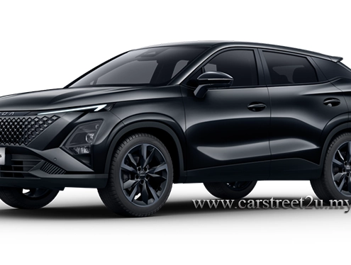 Chery Omoda O5 Carbon Black Colors Exterior – Malaysia Chery Omoda O5 Turbo in Carbon Black exterior color – Malaysia by CarStreet2u