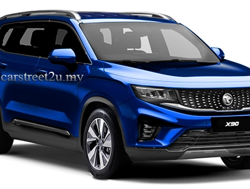 Proton X90 MC1 Marine Blue Color Option – Malaysia by CarStreet2u