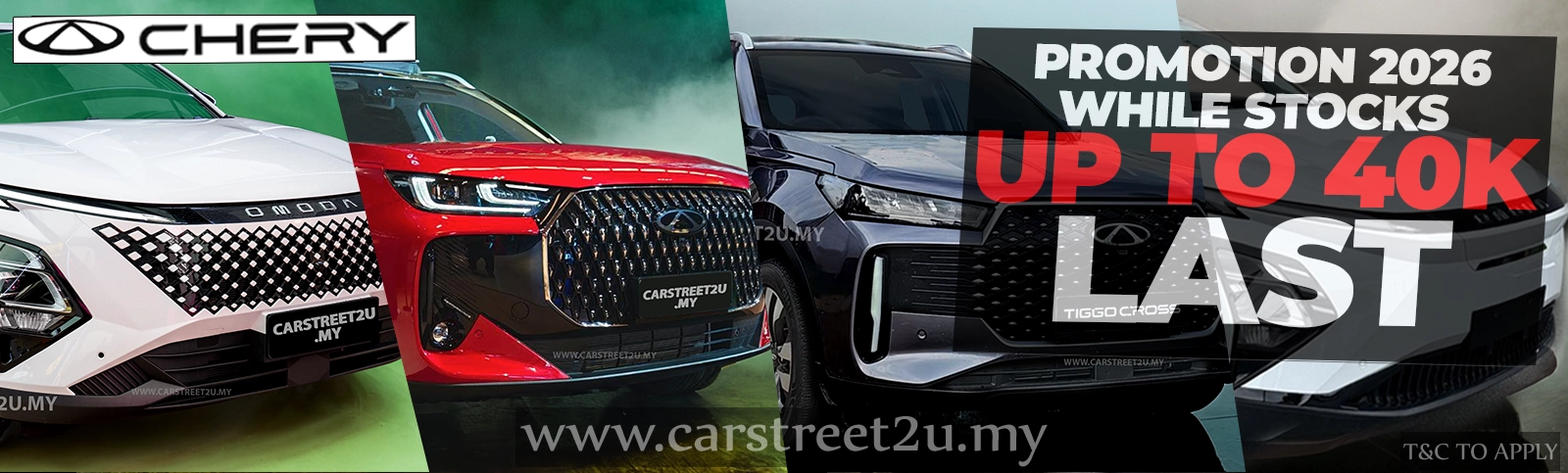 Chery Cars Promotion Banner – Malaysia by CarStreet2u