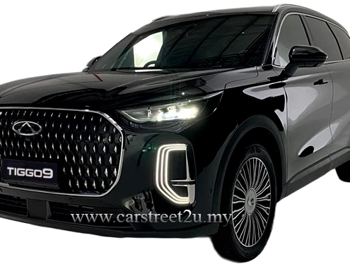 Chery Tiggo9 in Carbon Black exterior color – Malaysia by CarStreet2u