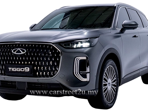 Chery Tiggo9 in Matte Grey exterior color – Malaysia by CarStreet2u