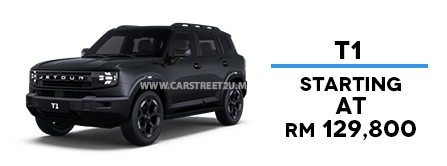 Jetour T1 model Price – Malaysia by CarStreet2u
